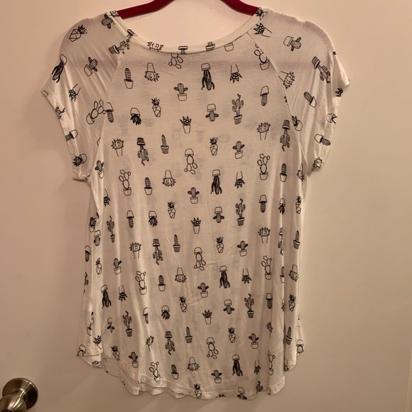 Cactus Print T shirt Medium Good Condition - Picture 2 of 2